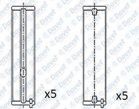 MAHLE-029HS19911000 Ana Yatak ( Std ) Transporter T5 Passat Caddy Iii Polo Vi Passat 1.2 1.6 1.9 2.0 Tdi (Axb-Bkp-Bkd-Bj